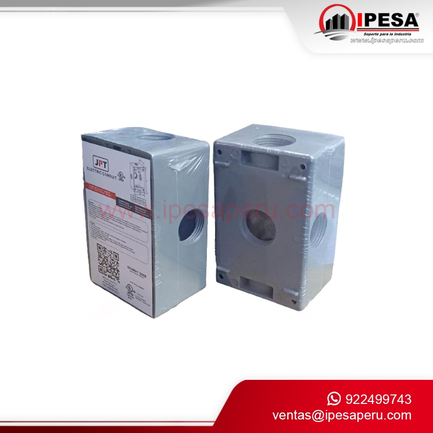 RECTANGULAR RAWELD 5 HOLES 1´´