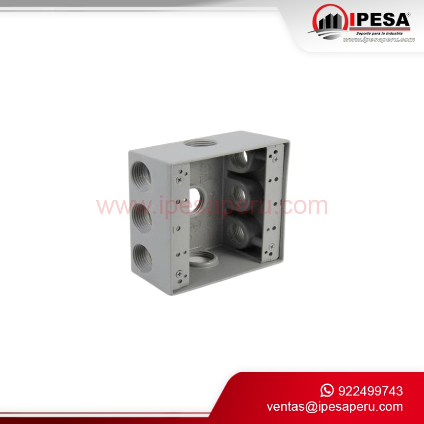 CUADRADA RAWELD 3 HOLES 1/2´´
