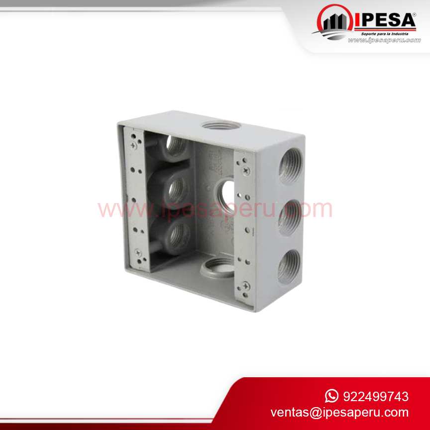 CUADRADA RAWELD 5 HOLES 1/2´´