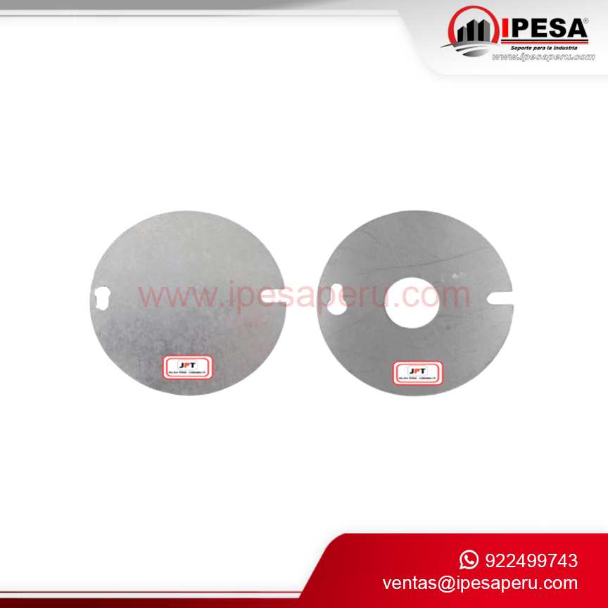 TAPA METALICO OCTANG. SIN PERFORADO 1.5MM SIN HUECO
