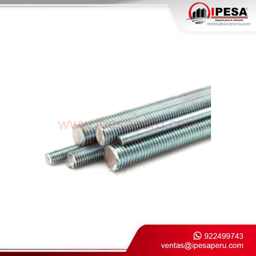 VARILLA ROSCANTE DE 1/4´´ X 1.80MTS